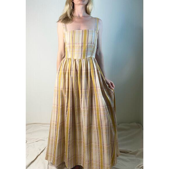 Christy Dawn Dresses & Skirts - CHRISTY DAWN Gwen Plaid Dress Honey NWT US MEDIUM